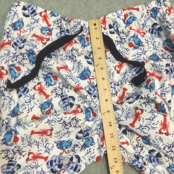 Lands' End Women's Pajama Set - Red, Blue, White - Picture 11 of 12